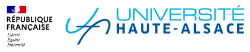 Logo Université de Haute-Alsace, université de la République Française